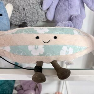 Floral Plush Smiling Pillow for Kids